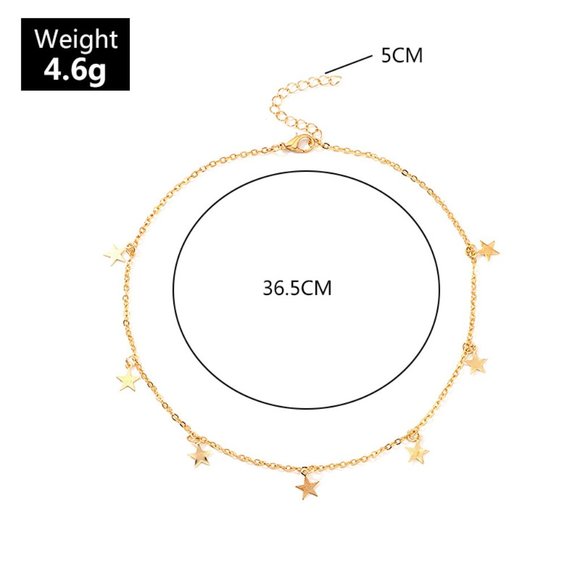 Star Chain Choker - Picture 5 of 5
